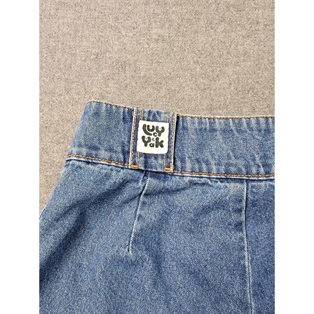 Lucy & Yak Women's Jeans High Rise Straight Leg Denim W26 L30 Blue - Picture 9 of 10